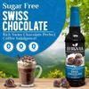 Syruvia Sugar Free Coffee Syrup, Swiss Chocolate Flavored Syrup for Drinks, Lattes, and Desserts  25.4 fl oz, With Pump view 3