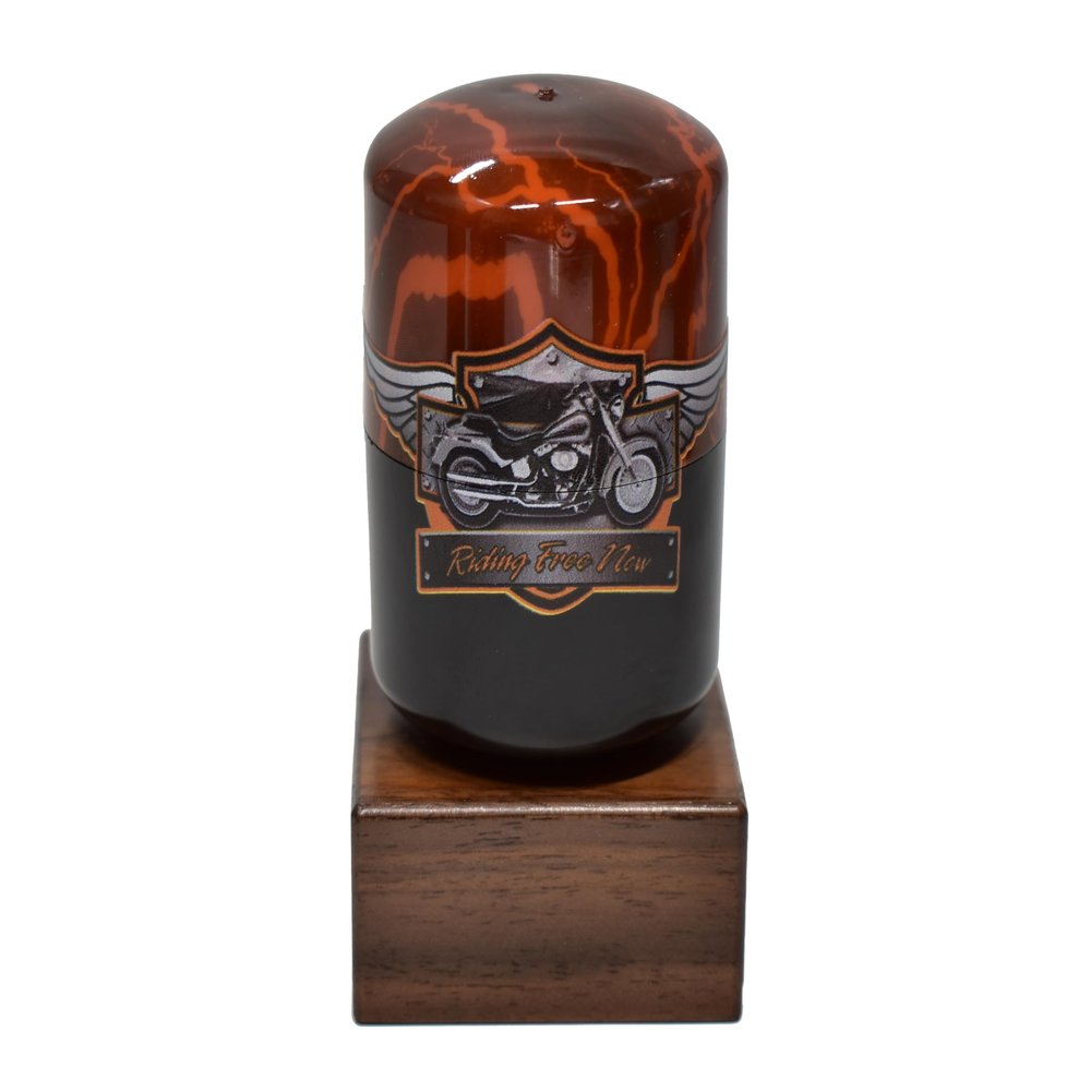 Motorcycle Riding Free Theme Urn/Vault (Keepsake)