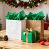 Bobobag 100 Sheets 20"X14" Green Tissue Paper Bulk for Gift Bags Wrapping Paper,Christmas Weddings Birthday Showers Arts Craft Party Favor Decoration view 3