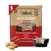 Deluxe & Bla Bla Stuffed Rice Cakes - Whole Grain Chocolate Rice Cake,Gluten Free,Low Calorie,Kosher Certified - peanut cream Filled Rice Cakes coated with Dark Chocolate, 28g Each (6 Pack) view 1