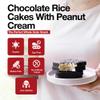 Deluxe & Bla Bla Stuffed Rice Cakes - Whole Grain Chocolate Rice Cake,Gluten Free,Low Calorie,Kosher Certified - peanut cream Filled Rice Cakes coated with Dark Chocolate, 28g Each (6 Pack) view 3