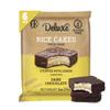 Deluxe & Bla Bla Stuffed Rice Cakes - Whole Grain Chocolate Rice Cake,Gluten Free,Low Calorie,(Alfajor) Kosher Certified - Lemon Filled Rice Cakes coated with Dark Chocolate, 28g Each (6 Pack) view 1