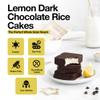 Deluxe & Bla Bla Stuffed Rice Cakes - Whole Grain Chocolate Rice Cake,Gluten Free,Low Calorie,(Alfajor) Kosher Certified - Lemon Filled Rice Cakes coated with Dark Chocolate, 28g Each (6 Pack) view 3