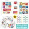 383Pcs Pill Organizer Medicine Labels, Pre-Cut Medicine Stickers Travel Daily Pill Container Labels with 34 Sheets Pill Box Lables Pill Organizer Stickers of Brands+4 Sheets Blank Stickers(351+32PCS) view 2