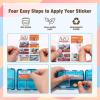 383Pcs Pill Organizer Medicine Labels, Pre-Cut Medicine Stickers Travel Daily Pill Container Labels with 34 Sheets Pill Box Lables Pill Organizer Stickers of Brands+4 Sheets Blank Stickers(351+32PCS) view 3