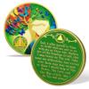 10 Years Sobriety Coin Gift | Dancing Woman Tree AA Chip Medallion with Coin Capsule | Sobriety Gifts for Anniversary Year for Men & Women in Recovery view 3
