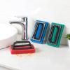 jojobasec Scrub Sponge Brush with Handle Tub and Tile Brush for Bathroom Multiple Use Sponge Brush Scrubber, Green view 3