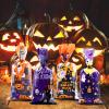 160 Pcs Halloween Cellophane Candy Bags - 4 Patterns Cute Treat Bags with Twist Ties, Trick or Treat Goodie Snack Gift Bags for Halloween Party Favors, Holiday Gift Wrapping, and Spooky Supplies view 4