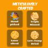 Dried Orange Slices 16 oz / 1 lb / 454 g - Natural Dehydrated Fruit Wheels Bulk | Resealable Bag | Perfect for Cocktails, Garnish, Drink, Decor, DIY Craft, Potpourri, Baking, Tea view 4