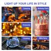 2 PCS Candle Lighter, Electric Lighter Arc Windproof Flameless with 360 Flexible Neck & LED Power Display, Lighters for Candle for BBQ, Grill, Camping, Fireplace, Stove(Blue) view 2