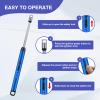 2 PCS Candle Lighter, Electric Lighter Arc Windproof Flameless with 360 Flexible Neck & LED Power Display, Lighters for Candle for BBQ, Grill, Camping, Fireplace, Stove(Blue) view 4