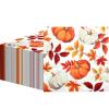 40 Pack Fall Thanksgiving Paper Napkins - 13 x 13 Inches Disposable Pumpkin and Autumn Maple Leaves Pattern Serviettes Tableware Luncheon Cocktail Napkin Party Supplies for Holiday Dinner Decorations view 1
