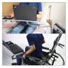 OneGrifN Wheelchair Lap TrayWheelchair Tray Wheelchair Tray Table with Lifting Rotating and Folding Functions, Detachable Wheelchair Holder Universal Tray for Working Reading view 4