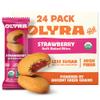 Olyra Strawberry Organic Fruit Bars, Prebiotic High Fiber Snack, Gut Health, Fruit Filled & Whole Grain Bites, Kids Healthy Snacks, Low Sugar, Vegan, USDA Certified Organic, Non GMO (Pack of 24) view 1
