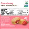 Olyra Strawberry Organic Fruit Bars, Prebiotic High Fiber Snack, Gut Health, Fruit Filled & Whole Grain Bites, Kids Healthy Snacks, Low Sugar, Vegan, USDA Certified Organic, Non GMO (Pack of 24) view 2