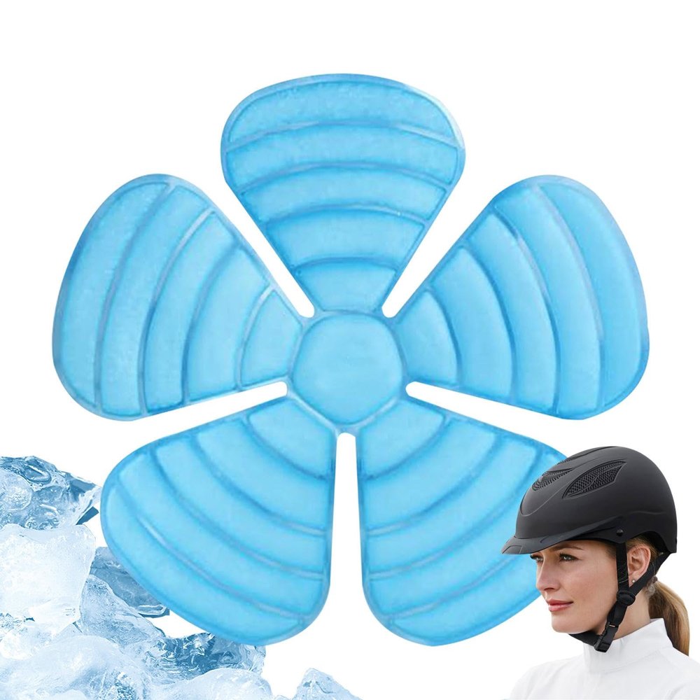 NineLife Basics Cooling Mat for Hard Hat - Ice Hat Mat Liner,Multi-Functional Hard Hat Ice Pack Inserts for Sports, Outdoor Activities, Fishing, and Mountaineering, 7 1/4, Blue