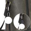 2pcs Ear Plug Carrying Cases, Potable Round Earplug Small Storage Earphone Pouch Headphone Box with Carabiner Mini Earbud Organizer Holder for Travel Business Trip (Black, White) view 4