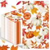 100PCS Fall Paper Napkins Thanksgiving Napkins 3 Ply Autumn Napkin Disposable Pumpkin Maple Leaves Napkin Decorative Fall Paper Guest Towels for Bathroom Autumn Harvest Party Supplies Picnic Wedding view 1