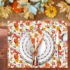 100PCS Fall Paper Napkins Thanksgiving Napkins 3 Ply Autumn Napkin Disposable Pumpkin Maple Leaves Napkin Decorative Fall Paper Guest Towels for Bathroom Autumn Harvest Party Supplies Picnic Wedding view 4