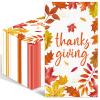 100PCS Thanksgiving Napkins Fall Paper Napkins 3 Ply Fall Paper Guest Towels for Bathroom Disposable Decorative Maple Leaves Napkin for Thanksgiving Autumn Harvest Farmhouse Home Party Supplies view 1