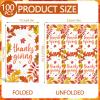 100PCS Thanksgiving Napkins Fall Paper Napkins 3 Ply Fall Paper Guest Towels for Bathroom Disposable Decorative Maple Leaves Napkin for Thanksgiving Autumn Harvest Farmhouse Home Party Supplies view 2