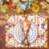 100PCS Thanksgiving Napkins Fall Paper Napkins 3 Ply Fall Paper Guest Towels for Bathroom Disposable Decorative Maple Leaves Napkin for Thanksgiving Autumn Harvest Farmhouse Home Party Supplies view 4