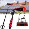 3.6-10.8M Window Cleaning Pole Water Fed Pole Kit Telescopic Brush Extendable Window Squeegee Washer Roof Cleaner Glass Outdoor Solar Panel (9M) view 1