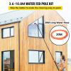 3.6-10.8M Window Cleaning Pole Water Fed Pole Kit Telescopic Brush Extendable Window Squeegee Washer Roof Cleaner Glass Outdoor Solar Panel (9M) view 2