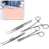 4Pcs Forgesy Surgical Forceps Complete Suturing Kit For Doctors Suture Spencer Scissors Twezers Training Set view 1