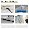 AMUFJJ High Rise Window Washing Kit, 8 10 13 Feet 16 20 23 FT Telescopic Window Cleaner Pole for 2 Story Home/Skylights, 4 in 1 Glass Cleaning Tool for Inside/Outside Tall Windows(2.4M/7.9FT) view 3