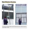AMUFJJ High Rise Window Washing Kit, 8 10 13 Feet 16 20 23 FT Telescopic Window Cleaner Pole for 2 Story Home/Skylights, 4 in 1 Glass Cleaning Tool for Inside/Outside Tall Windows(2.4M/7.9FT) view 4