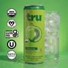 Tru Organic Energy Drink, Apple Kiwi, Caffeinated Sparkling Water, 12 Fl Oz view 3