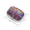 IYOVI New York City Skyline Colorful Printed Pill Box/Pill Case Portable Square Pill Box, Pill Case for Purse Pill Box Travel, 2.2x1.6in view 3