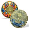 3 Year Sobriety Coin Gifts Set | Sunflower & Butterfly Design AA Chip Medallion with Coin Capsule | Sobriety Gifts for Anniversary Month & Year for Men & Women in Recovery view 3