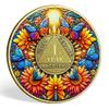 1 Year Sobriety Coin Gifts Set | Sunflower & Butterfly Design AA Chip Medallion with Coin Capsule | Sobriety Gifts for Anniversary Month & Year for Men & Women in Recovery view 1