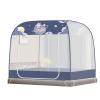BISCALO Yurt Mosquito Net,Foldable Single Door Mosquito Camping Curtain,free Installation Large Space Encryption Mosquito Net,B,1.2 * 2M view 1