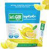 Let'z Go! Hydrate- Natural Hydration + Electrolyte Drink Mix- Hydration + Electrolytes + Antioxidant Powder Packets, Natural Flavors, Vitamins C + D | No Sugar | No Calories | (15 Count) Lemonade view 1