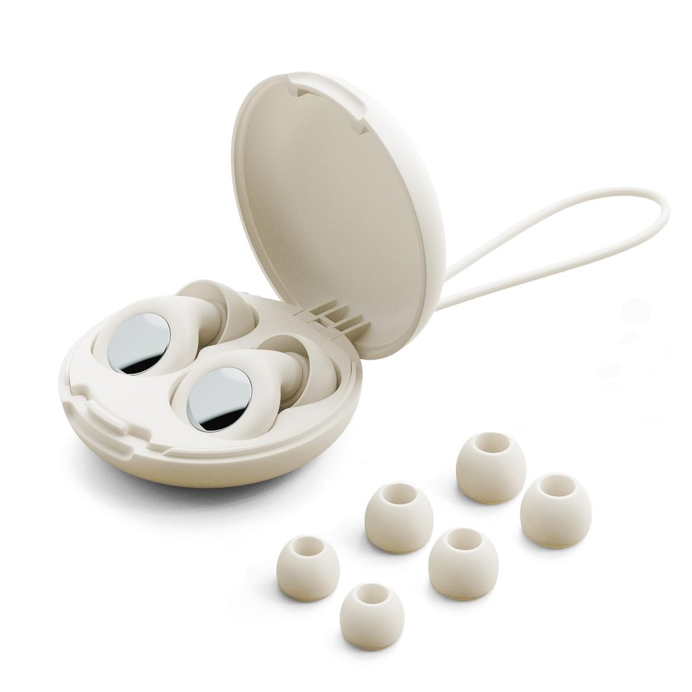 Ear Plugs for Sleeping Noise Cancelling  30dB Reusable Silicone Earplugs with 8 Ear Tips & Case, Ideal Sleep Ear Plugs, Soft & Cozy Hearing Protection for Sleep, Concerts, Work, Travel & Focus