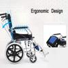 Wheelchairs Folding Wheelchairs Transport Ultra Light Travel Folding Lightweight Wheelchair Elderly Aluminum Portable view 4