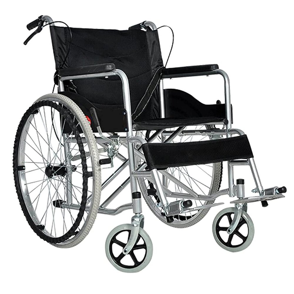 Wheelchairs Folding Folding Manual Wheelchair,Elderly Foldable Portable Small and Paralyzed Elderly People with Disabilities to Help Each Other with Manual Push Scooter,Blue
