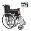 Wheelchairs Folding Folding Manual Wheelchair,Elderly Foldable Portable Small and Paralyzed Elderly People with Disabilities to Help Each Other with Manual Push Scooter,Blue view 2