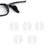5 Pairs Glasses Support Nose Pad Glasses Nose Pad Soft Silicone Self-Adhesive Nose Pad Antiskid Nose Pad Suitable Sunglasses, Glasses, Children's Glasses (Transparent/1mm) view 1