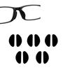 5 Pairs Glasses Support Nose Pad Glasses Nose Pad Soft Silicone Self-Adhesive Nose Pad Antiskid Nose Pad Suitable Sunglasses, Glasses, Children's Glasses (Black/1mm) view 1
