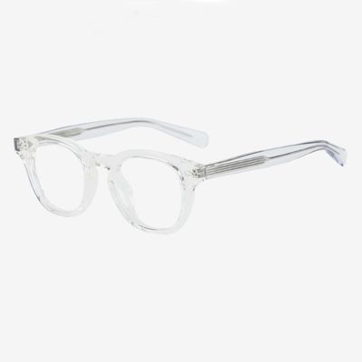 ICARA Blue Light Blocking Glasses for Men Women Vintage Round Frame Readers Computer Glasses Eyewear Frame (transparent, 1, x)