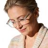 ICARA Blue Light Blocking Glasses for Men Women Vintage Round Frame Readers Computer Glasses Eyewear Frame (transparent, 1, x) view 3