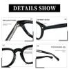 ICARA Blue Light Blocking Glasses for Men Women Vintage Round Frame Readers Computer Glasses Eyewear Frame (transparent, 1, x) view 4