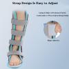 SFKLYU Plantar Fasciitis Night Splint Unisex Night Splint Foot Drop Orthosis Leg Brace Support Orthopedic Sleeping Immobilizer,Long left,L view 4