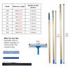 14 18 20 FT 23 26 30 36 39 Feet Window Squeegee Cleaner Tool, 2 In 1 Tall Glass Cleaning & Window Washing Kit for High Skylights/ Ceiling/ Solar Panel, Professional Window Washer Long Rod(12M/39.4FT) view 2