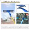 14 18 20 FT 23 26 30 36 39 Feet Window Squeegee Cleaner Tool, 2 In 1 Tall Glass Cleaning & Window Washing Kit for High Skylights/ Ceiling/ Solar Panel, Professional Window Washer Long Rod(12M/39.4FT) view 4