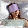 Aila 100% Mulberry Silk Sleep Mask Eye Mask for Men and Women with Adjustable Headband, Full Size Large Sleep Mask & Blindfold for Total Blackout for All Night Sleep, Deep Meditation view 3